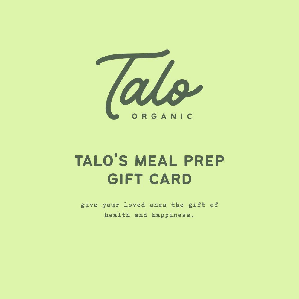 Talo Meal Prep Gift Card