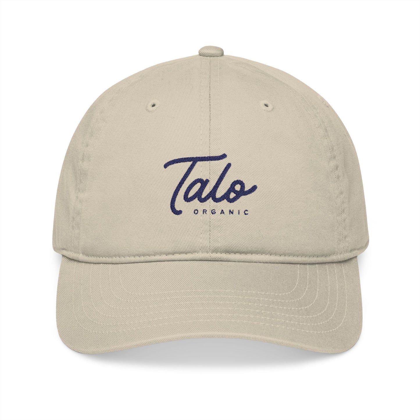 100% Organic Cotton Embroidered Talo Dad Cap