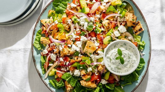 Lemon Cucumber Tzatziki Salad