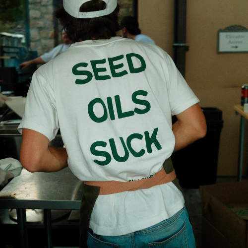 Seed Oils Suck - Premium Heavyweight 100% Cotton T-Shirt