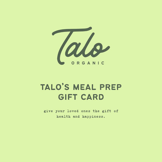 Talo Meal Prep Gift Card